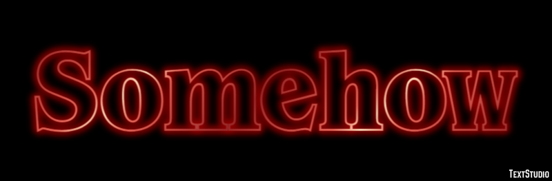Somehow Text Effect