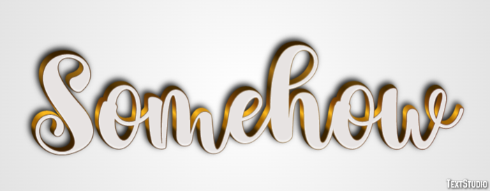 Somehow Text Effect