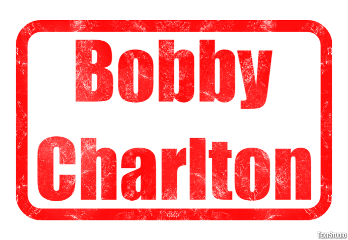 Bobby Charlton Efecto de Texto