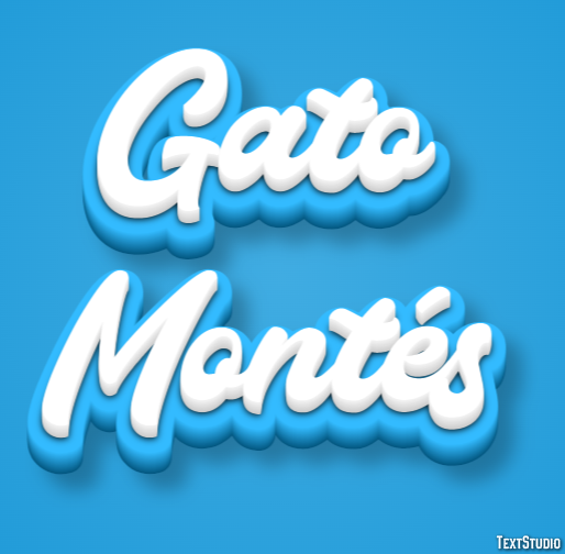 Gato Montés Efecto de texto