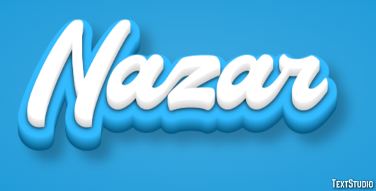 Nazar Text Effect