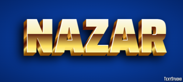 Nazar Text Effect