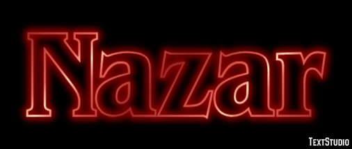 Nazar Text Effect