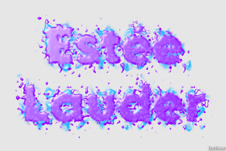 Estée Lauder Text Effect