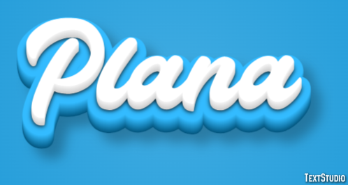 Plana Efeito de texto