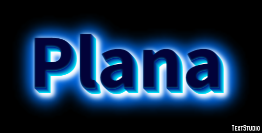Plana Efeito do texto