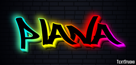 Plana Efeito do texto