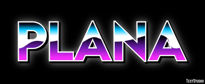 Plana Efeito de texto