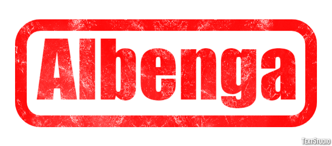 Albenga Texteffekt