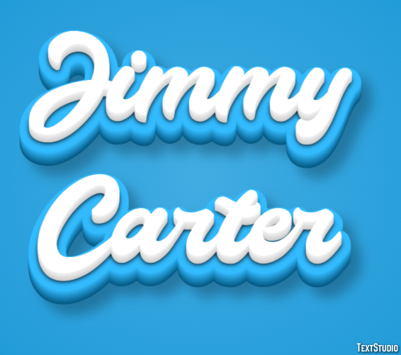 Jimmy Carter Efeito de texto