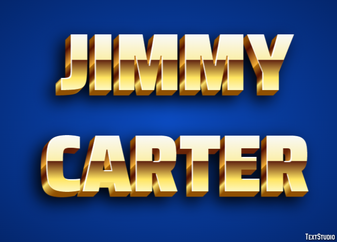Jimmy Carter Efeito de texto