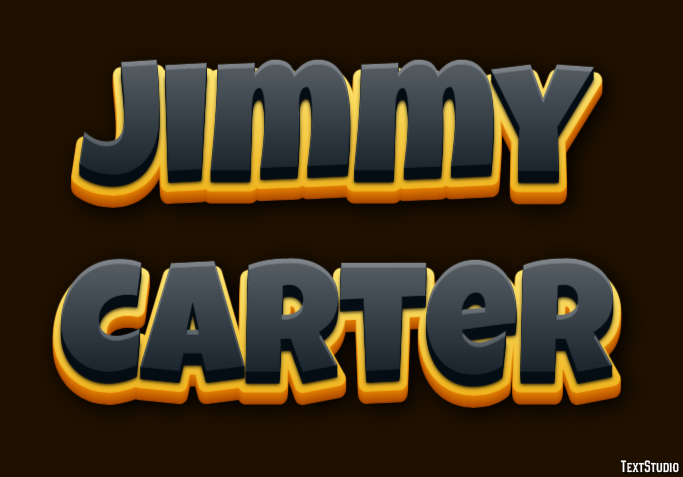 Jimmy Carter Efeito de texto