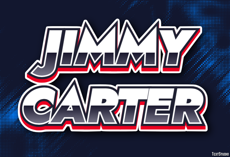Jimmy Carter Efeito de texto