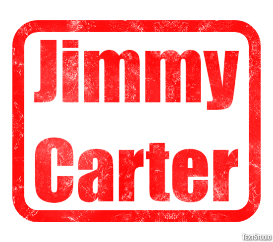 Jimmy Carter Efeito de texto