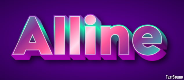 Alline Text Effect
