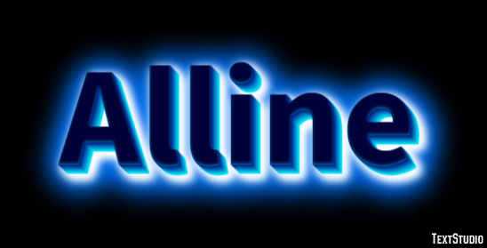 Alline テキスト効果