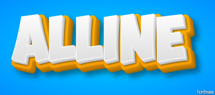Alline Text Effect