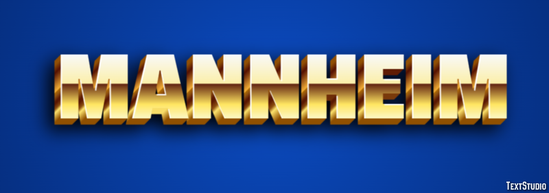 Mannheim テキスト効果