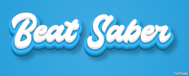 Beat Saber Effet de Texte