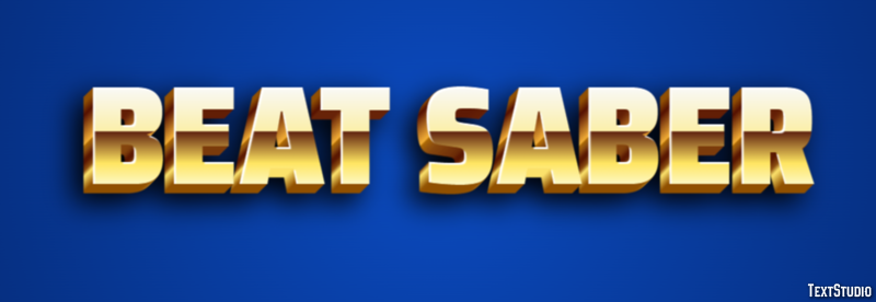 Beat Saber Effet de Texte
