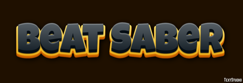 Beat Saber Effet de Texte
