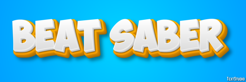 Beat Saber Effet de Texte
