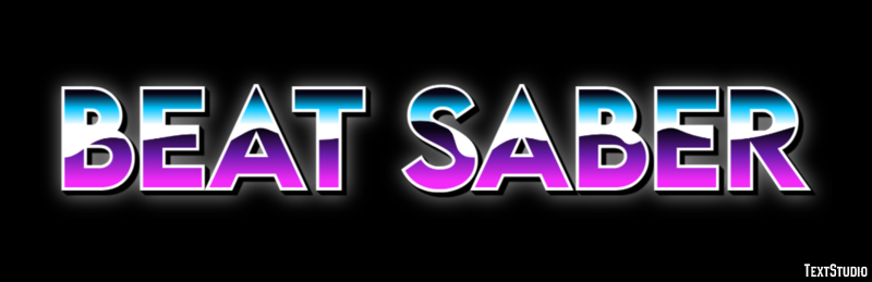 Beat Saber Effet de texte