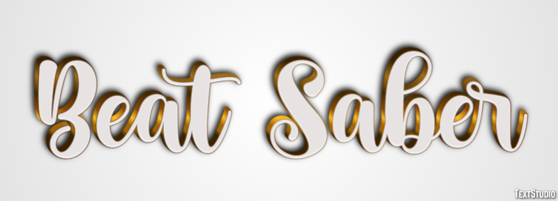 Beat Saber Effet de Texte