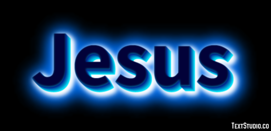Jesus Text Effect