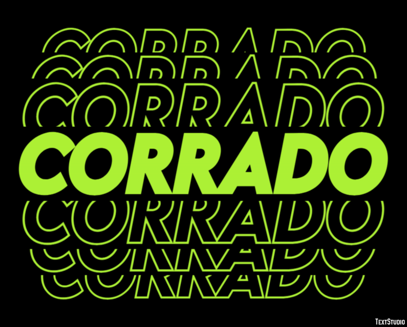 Corrado Effet de Texte