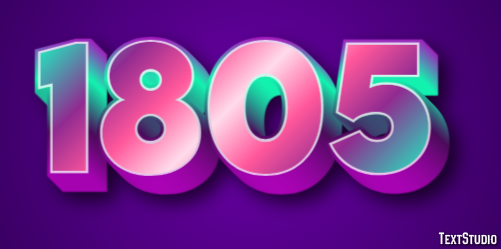 1805 Effetto testo