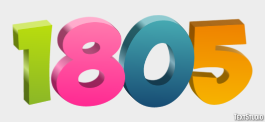 1805 Effetto testo