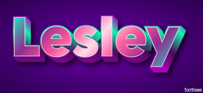 Lesley Text Effect
