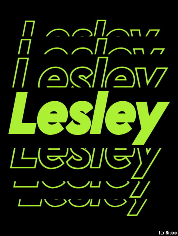 Lesley Text Effect