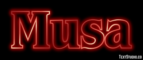 Musa Texteffekt