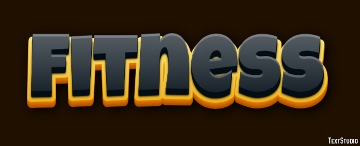 Fitness Text Effect