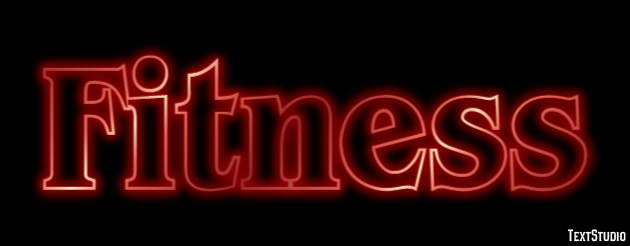 Fitness Text effect