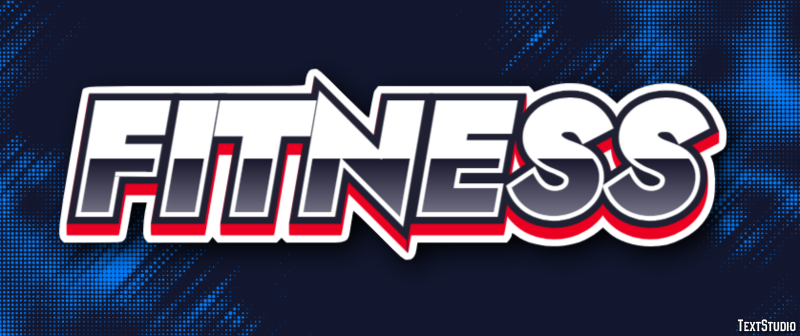 Fitness Text Effect