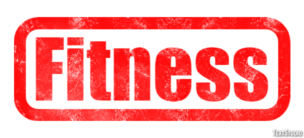 Fitness Text Effect