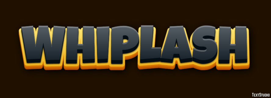 Whiplash Text effect