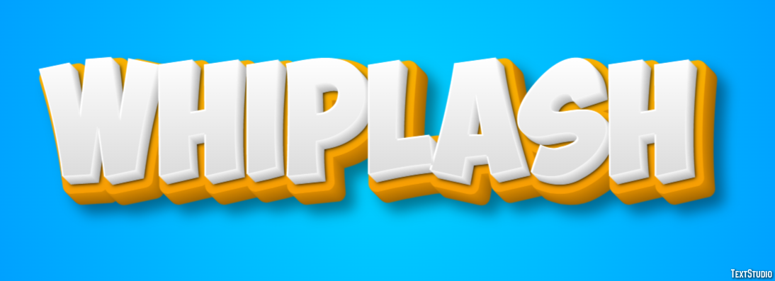 Whiplash Text effect