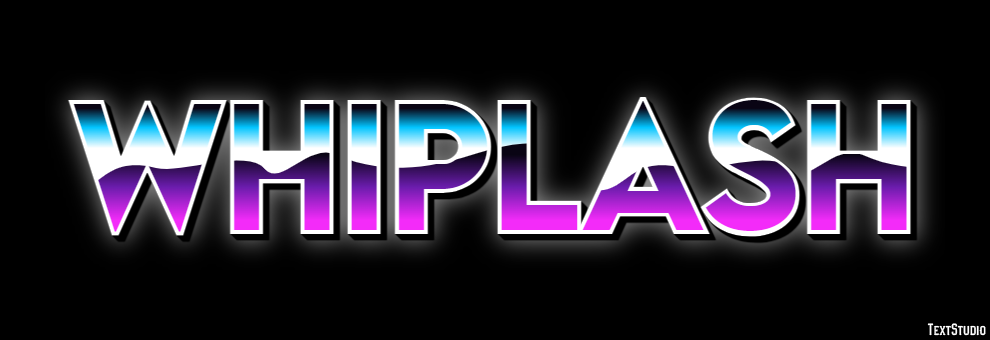 Whiplash テキスト効果