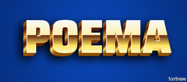 Poema Efeito de texto