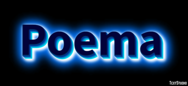 Poema Efeito de texto