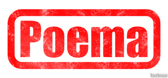 Poema Efecto de texto
