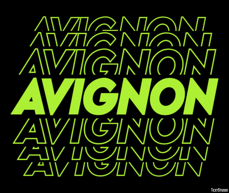 Avignon Efekt tekstowy