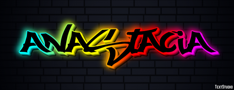 Anastacia Text effect