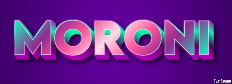 Moroni Texteffekt
