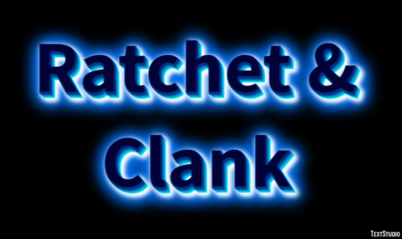Ratchet & Clank Текстовый эффект