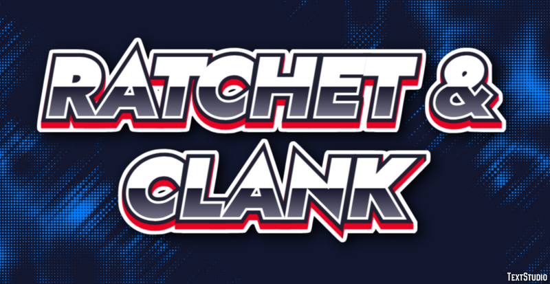 Ratchet & Clank Effet de Texte